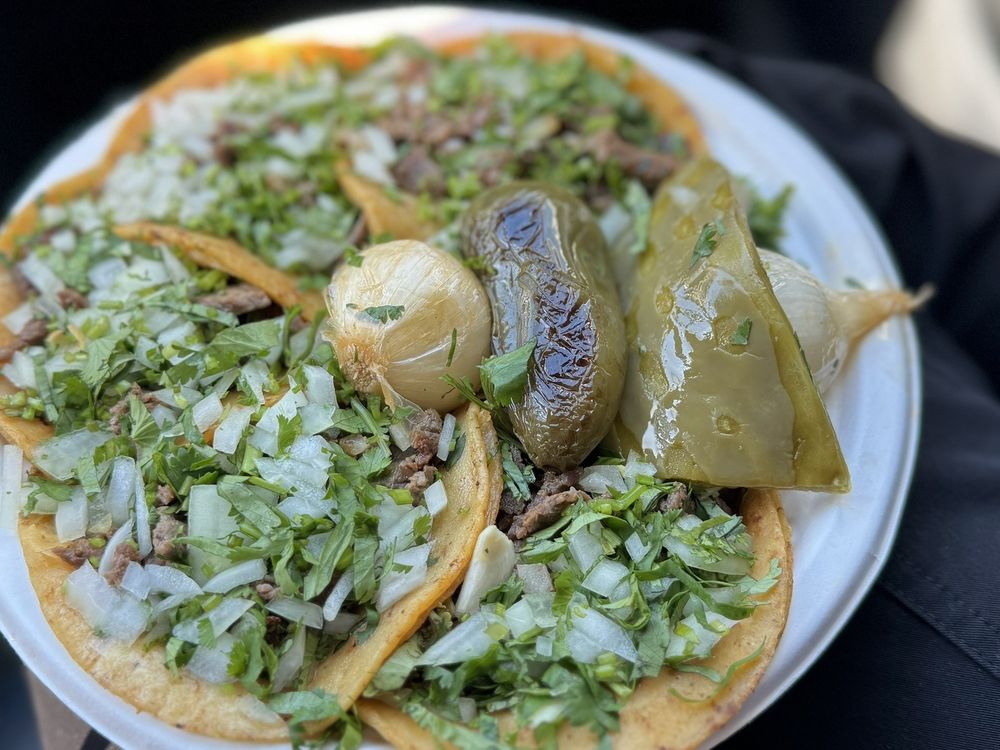 Tacos at Taqueria El Paisa, Oakland